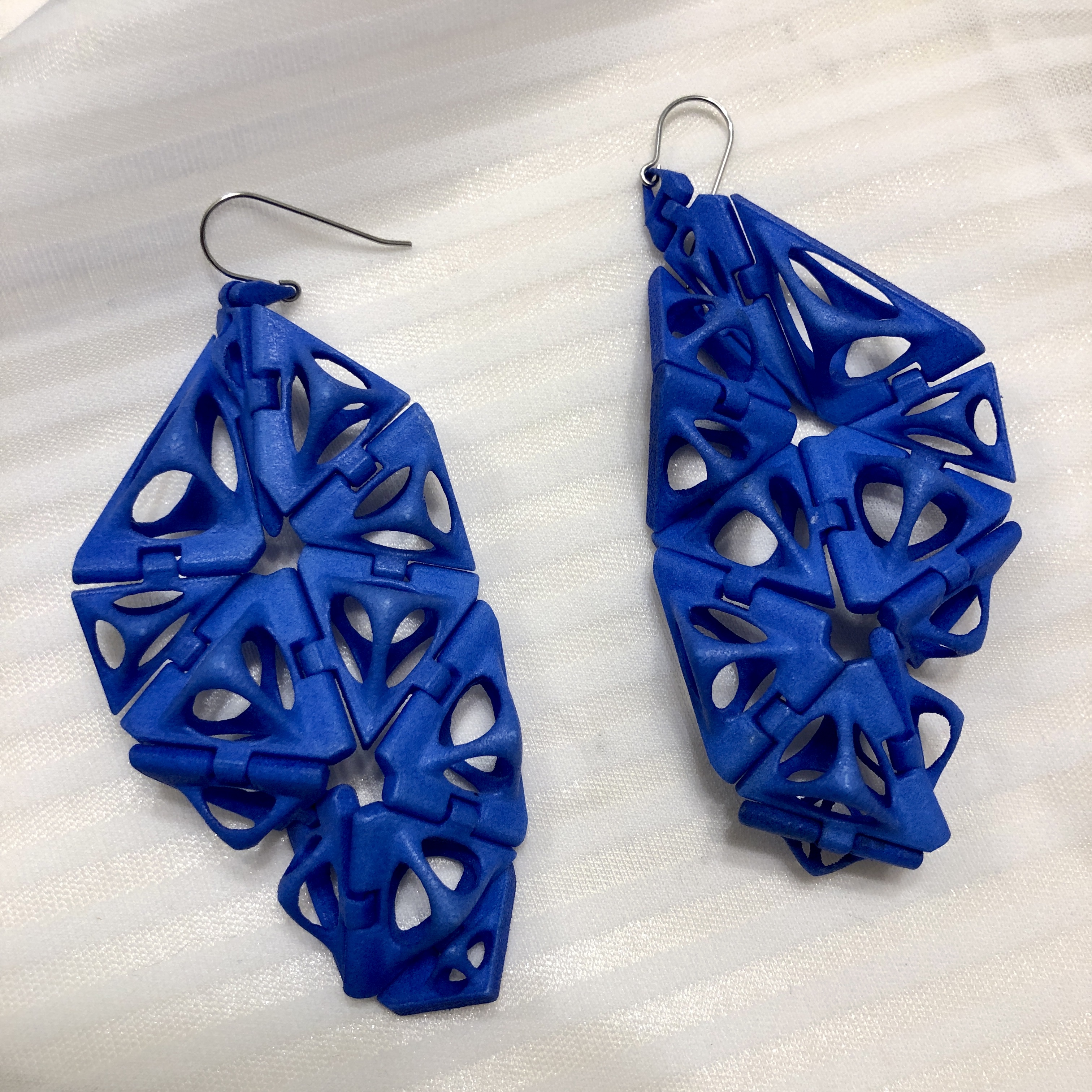 One of a Kind Laser Sintered earrings