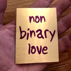 Non-binary Love Sticker